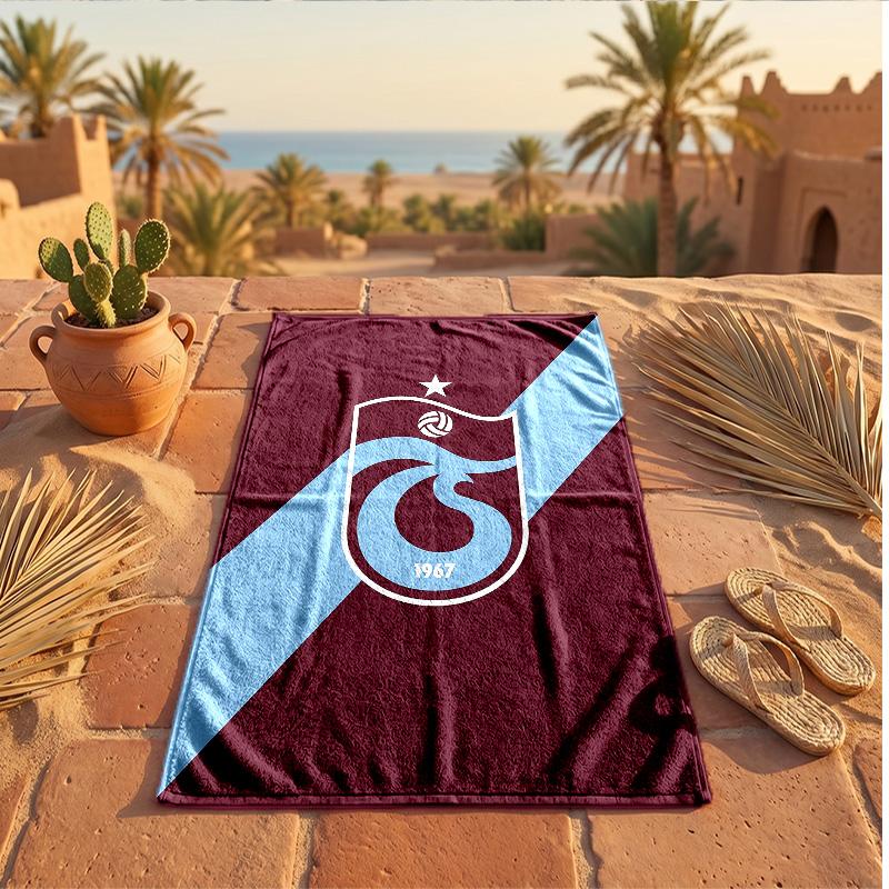 Trabzonspor FC Print Mikrofaser Strandtuch Schnelltrocknend Saugfähig Großes Handtuch für Strand Schwimmen Reisen