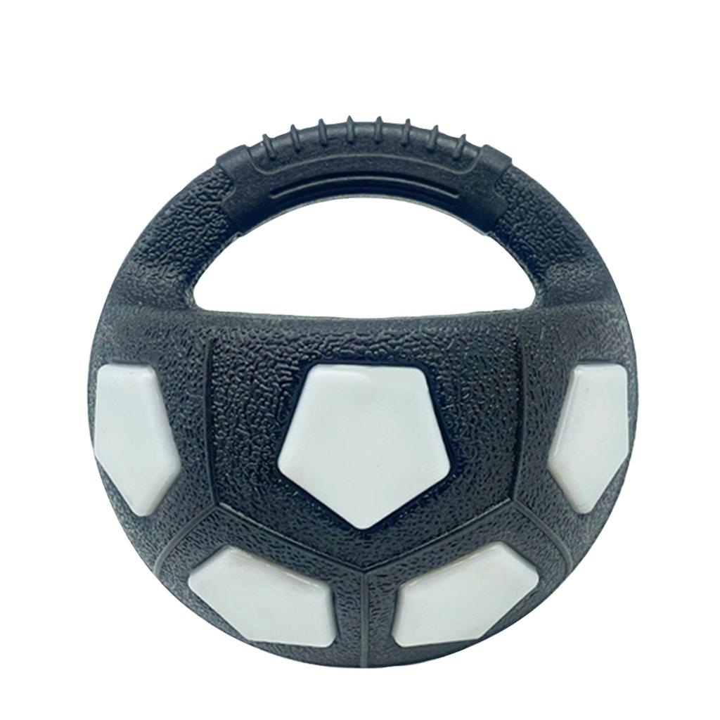 Handle-Equipped Calming Ball, Interactive Football Dog Toy With Squeaker, Dispenser, And Licking Feature, Floating Dog Toy, Suitable For Small, Medium