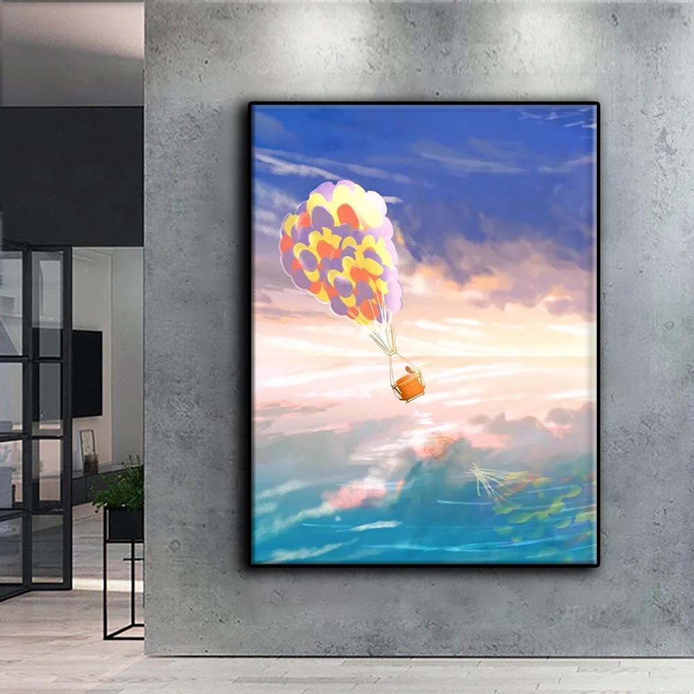 5D Diy Diamond Painting Hot Air Balloon Cross Stitch Full Diamond Embroidery Mosaic