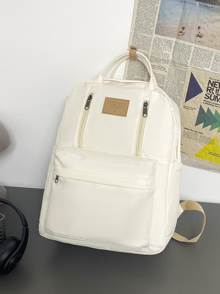 Schoolbag School Bag Female Junior High School Student High Capacity Backpack Travel College Student Simple Ins Versatile Boy Backpack