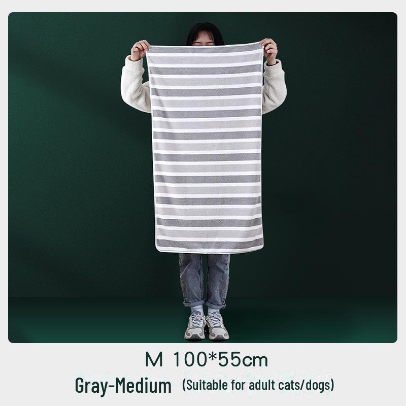 Halat de baie super absorbant cu uscare rapidă pentru animale de companie, pisici și câini - Prosop gros