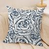 Vintage Rose Cushion Cover Soft Plush Fabric DoubleSided Printed Cushion Covers for All Seasons Modern HomeDecor Gift