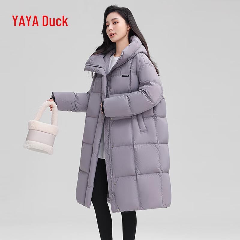 

YAYA Women s Long Hooded Duck Down Parka YE4B619371A XL