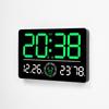 Modern LED Digital Wall Clock with Bluetooth Auto Sync