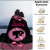 1 Stück Barbie, Rosa Flanell-Kuscheldecke Weich, Warm & Gemütlich für Sofa, Bett, Büro und Reisen Vielseitiges Ganzjahresgeschenk, Weihnachtsgeschenk