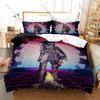 Cool D-Dark Souls Bonfire Undead Knight Soul of Cinder Ornstein Smough Gothic Castle Duvet Cover 2 Pillowcases Game 3pcs Bedding