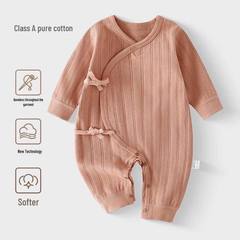 Class A Pure Cotton Baby Onesie Bodysuit for Newborns (0-3 Months), Suitable for All Seasons.