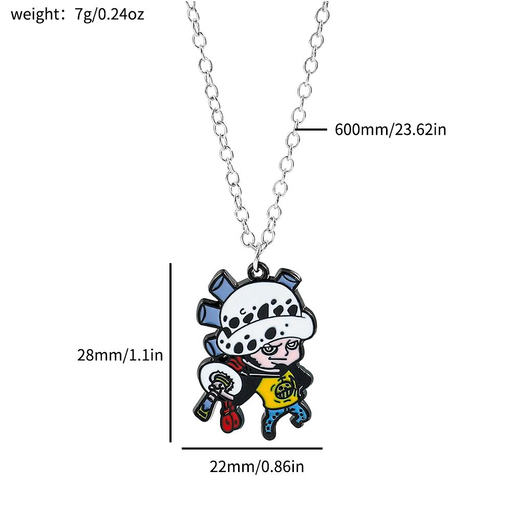 

Japanese Anime Monkey D Luffy Pendant Necklace for Cosplay Fashion Jewelry Gift - Fashionable Accessory for Anime Lovers
