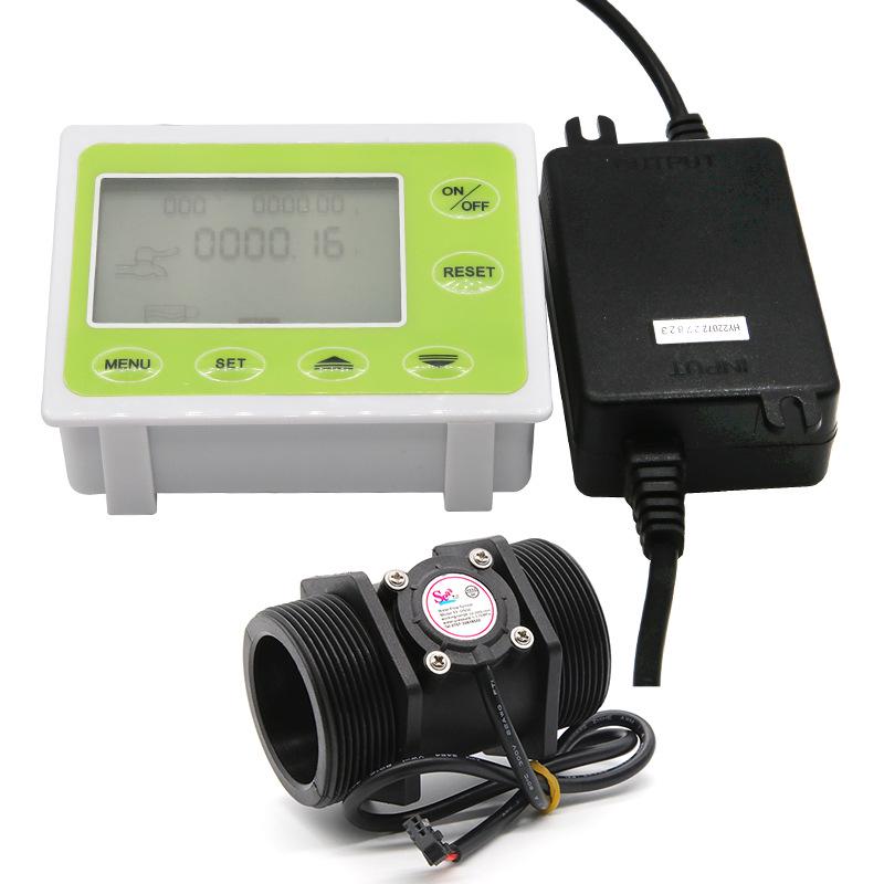 Intelligent Digital Water Flow Meter with Flow Rate and Shortage Alarms