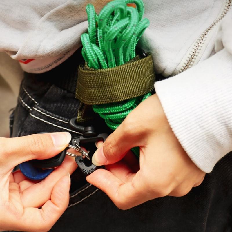 2pcs Versatiles Outdoor Gears Gloves Organizers Straps Work Gloves Safety Clip for Camping Hiking and Cycling