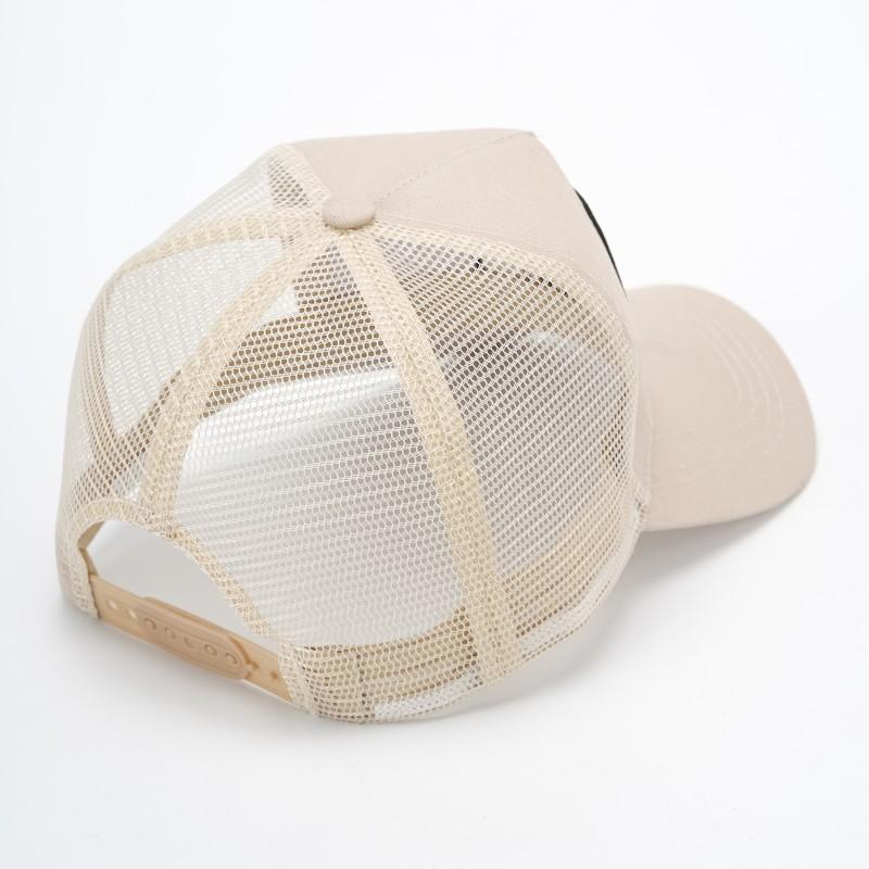 Xx Smiley Summer Breathable Mesh Cap Embroidered Baseball Cap Expression Patch Truck Driver Cap Cap