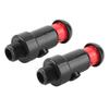2Pcs Irrigation Exhaust Valve External Thread G3   4 Easy Use Good Sealing Automatic Intake Valve