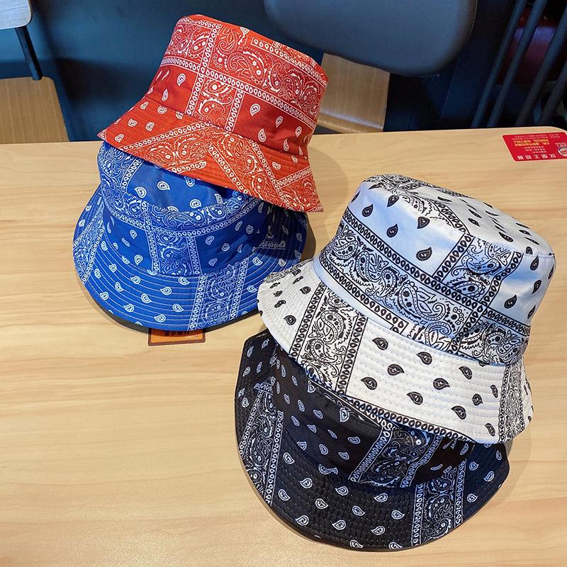 Graffiti Printed Fisherman Hat For Men And Women Personalized  Outdoor Leisure Sunshade Versatile