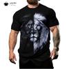 Vintage Tiger Graphic T-Shirt Men Summer Breathable Men's Top Trendy Men's Clothing Fashion Oversized Men's Short Sleeve Tee