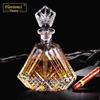 Flavinmci European Style Thickened Crystal Glass Wine Bottle