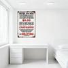 Vintage Weathered Metal Sign No Soliciting Home Decor Humorous Satirical Wall Plaque for Man Cave Bar Cafe Office