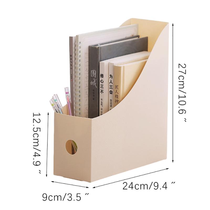 Office Document File Storage Box Folding Desktop Organizer Books Pencil Sundries
