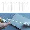 10x Spray Foam Replacement Tubes Transparent Spray Foam Sealant Tube Durable Length 16cm Tips Replace Part Replacement Tube