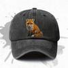 pc Adjustable Baseball Cap with Printed Fox Pattern Lightweight Printed Craft WomenS Hat Fox Pattern MenS Trendy Cap Id
