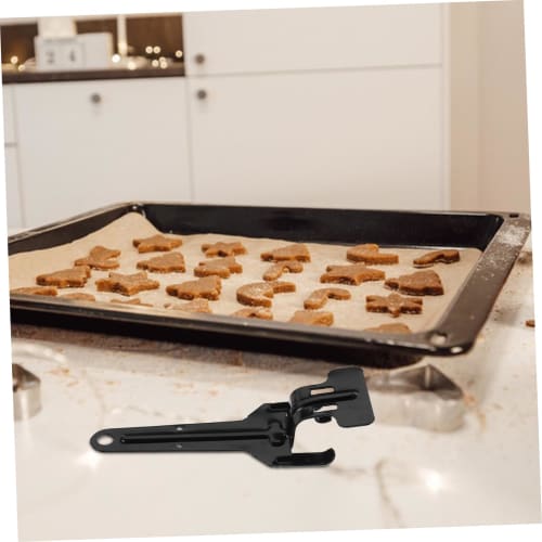 PHENOFICE Oven Tray Extractor, Heat-Resistant Oven Tray Gripper, Clip-Type Hot Plate Holder with Hanging Storage, Cookware, Kitchen Supplies