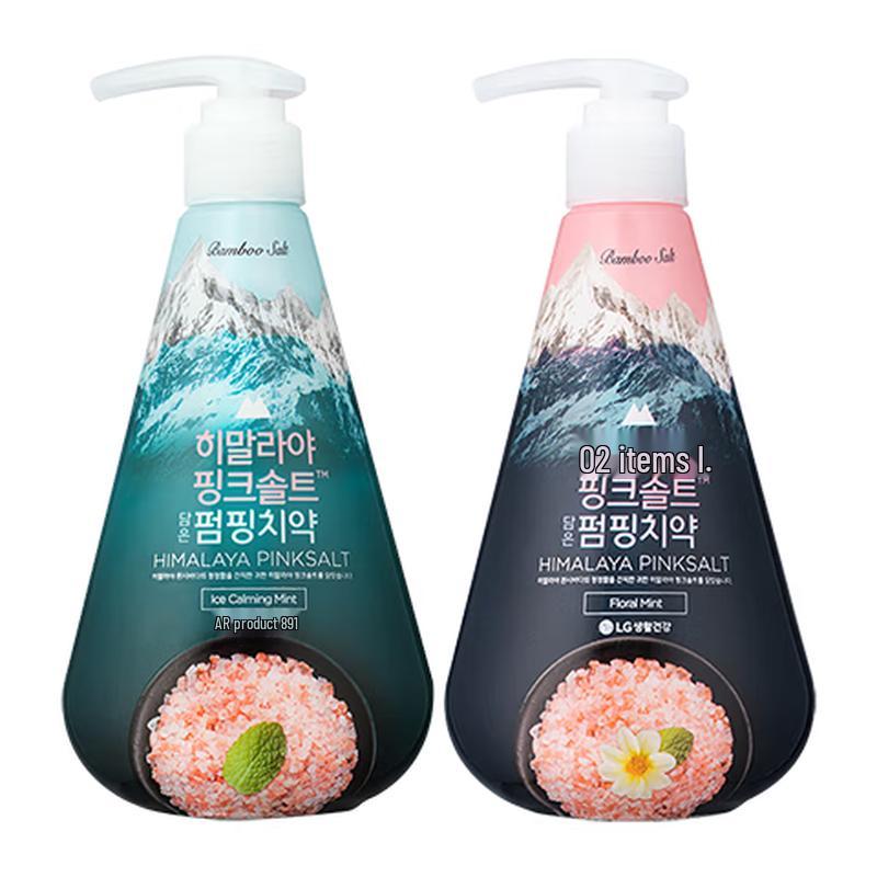 

LG Bamboo Salt Pink Salt Press-Type Toothpaste