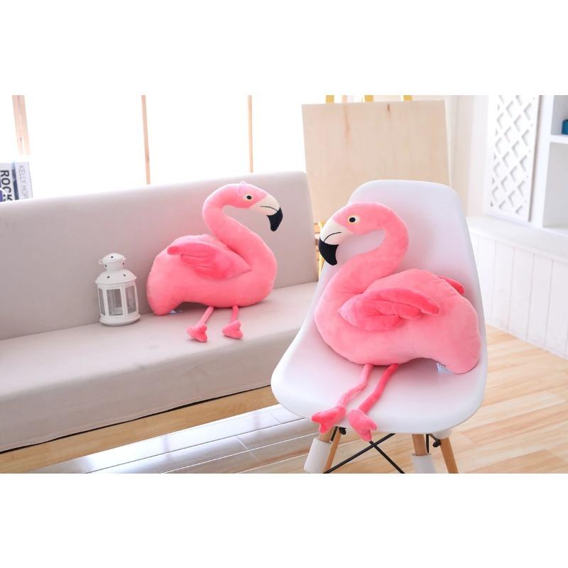 Realistic Flamingo Plush Toy Soft Plush Stuffed Animal Flamingo Pillow Peluche Room Decoration Kids Birthday Gift