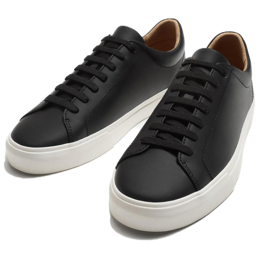 Zara Fashionable Low-Top Sneakers Men Sneakers Black 12200520800