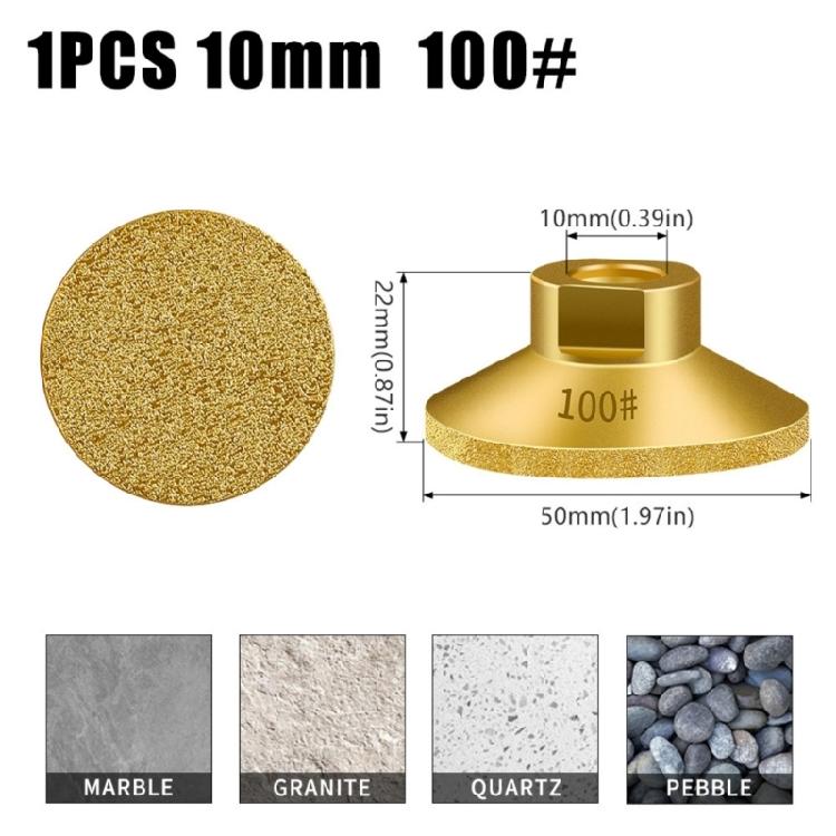 Efficient Heat Dissipation Diamantine Grinding Head Disc For Marble Quartz Polishing Enhances Durability Performances