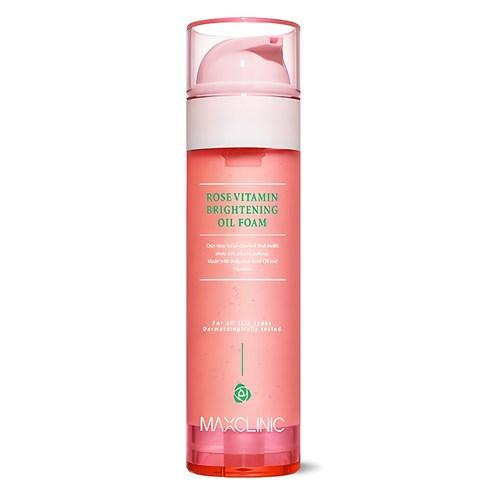 MAXCLINIC Facial Rose Vitamin to Creamy Foam Face Plant-derived Cleansing 110g 110g