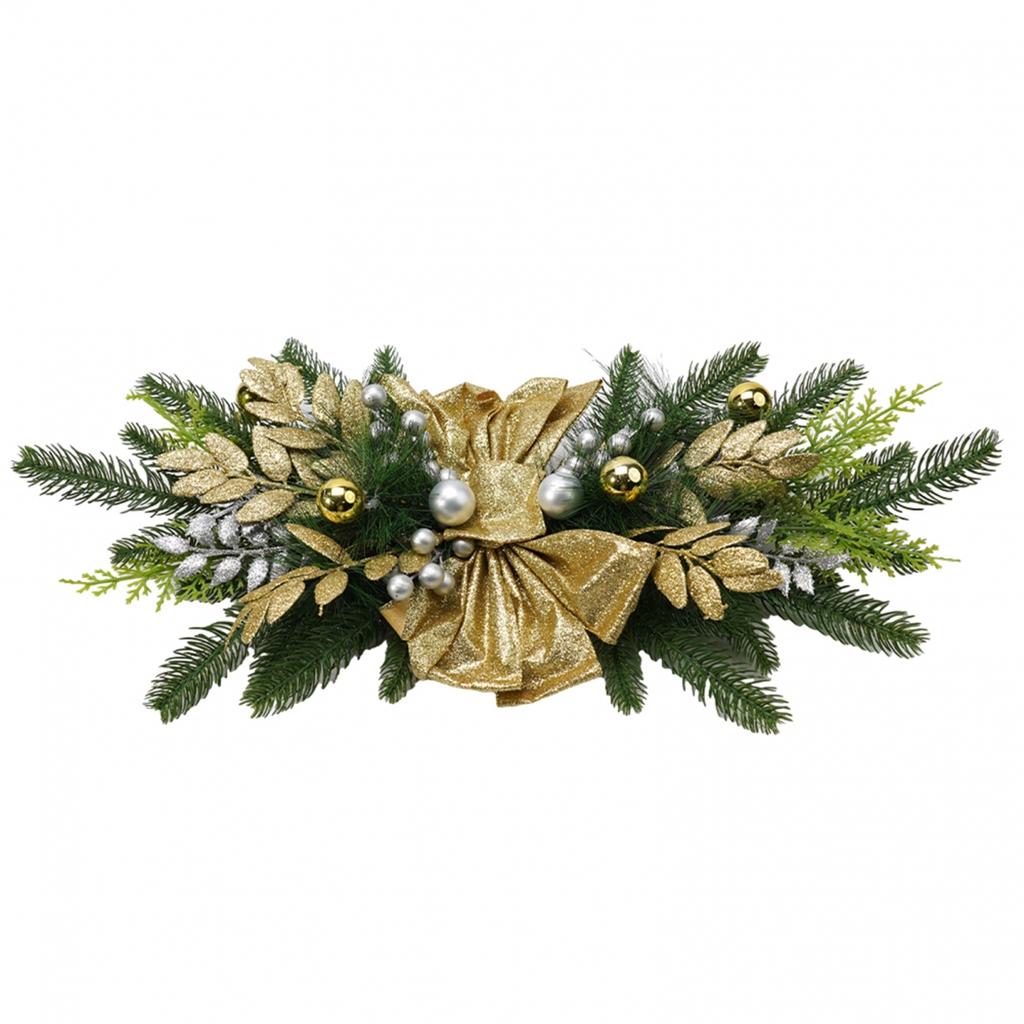 Red Bow Hanging Ornament Shop Window Sill Balustrade