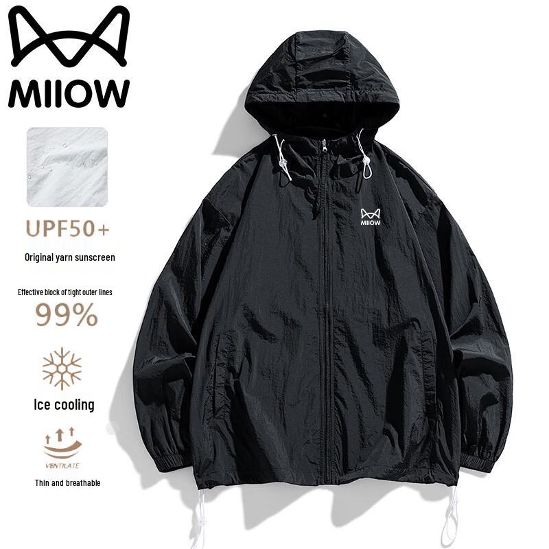 

MiiOW Men s Lightweight Hooded UV Protection Jacket 3XL