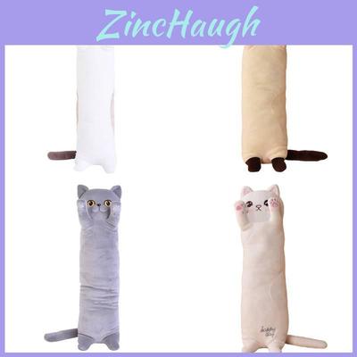 Soft And Cuddly Coconut Cat Plush Pillow For Girls' Bed