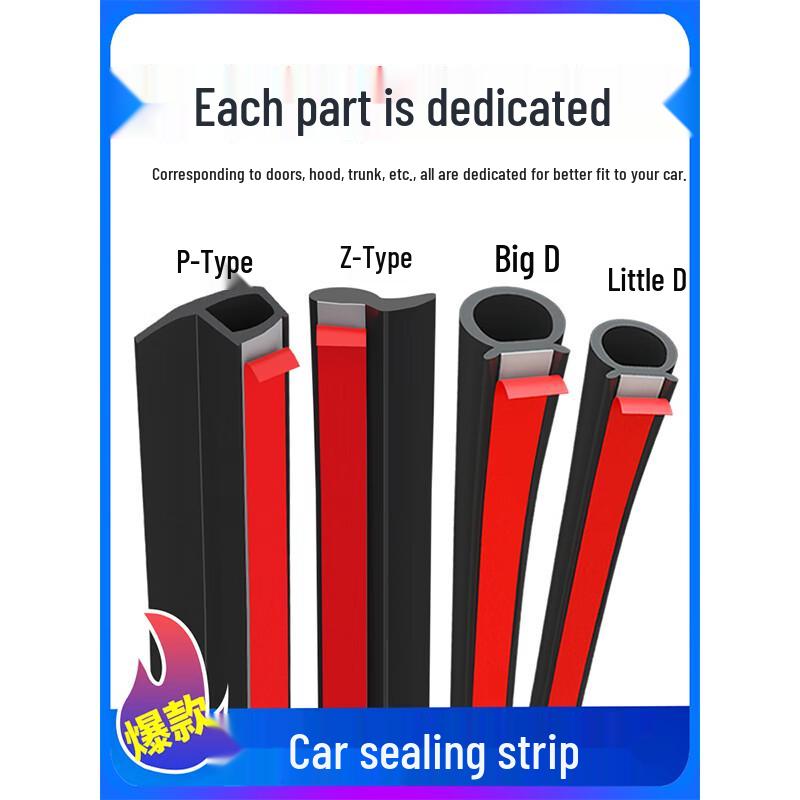 Car Door Weatherstrip & Sound Seal