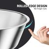 Round Chafing Dishes for Buffet 5 Qt High Grade Chafing Dish Buffet Set Full Size Pan Rolled-Edge Design Food Warmers for Parti