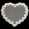 Mesh Bottom Embroidery Lace Coaster Love Pocket Flower Milk Silk Embroidery Water Soluble Hollow Heart Diy
