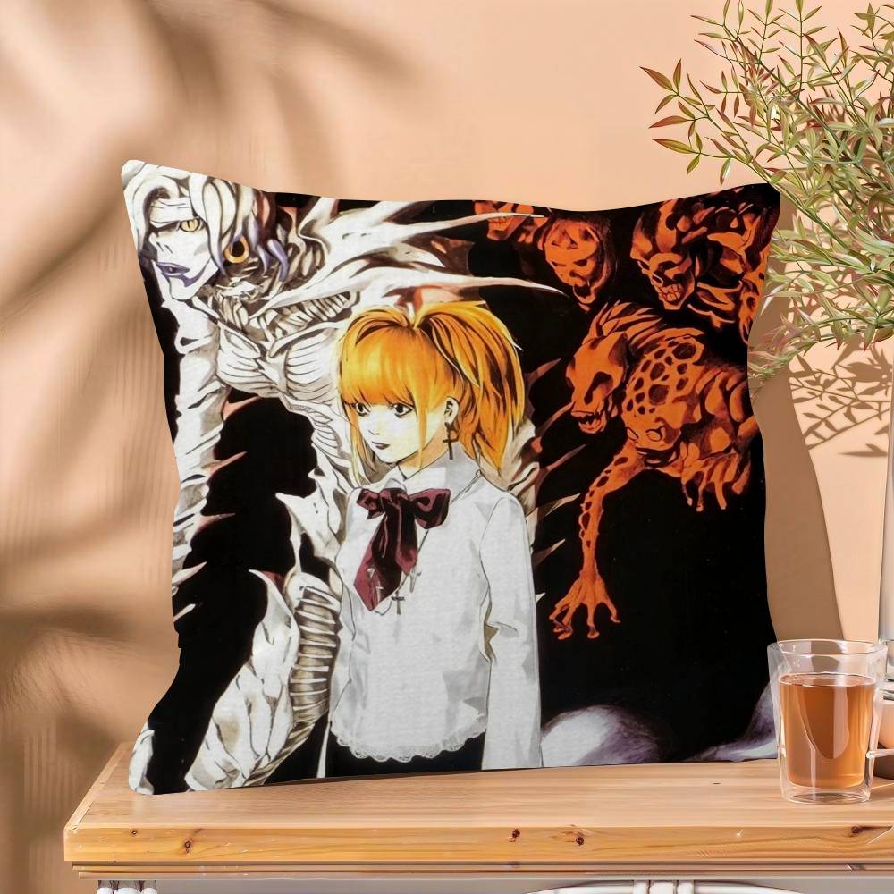 1PC Aanime Death Note  Cushion Cover Car Throw Pillow Case For Sofa Car Christmas Gift