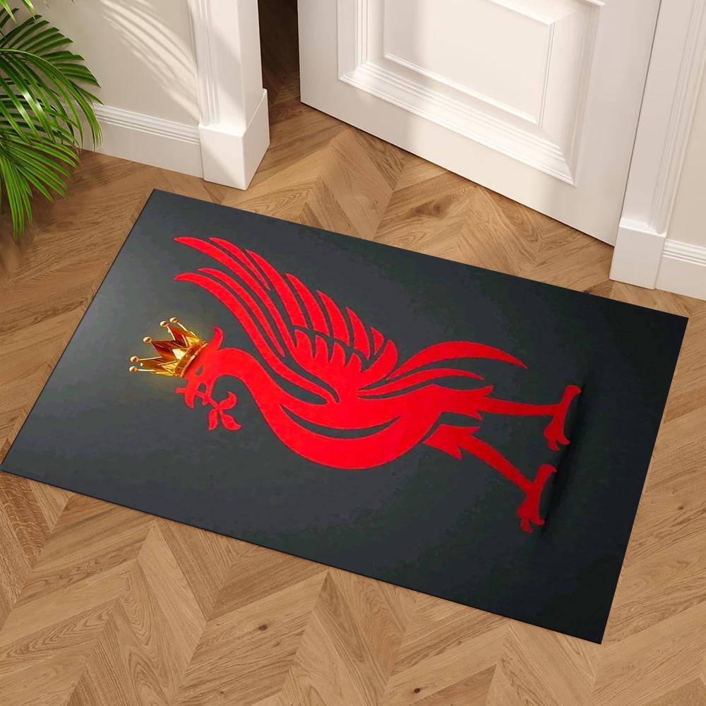 Liverpool Floor Mat Perfect for Playrooms Study Room Outdoor Dormitory Antislip Carpet Decorate Offices Perfect Gift for Valentine's Wedding Birthday