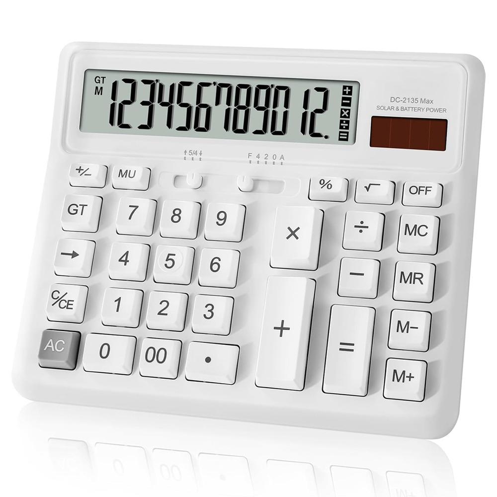 Big Buttons Desk Calculator Large Display Office Calculator Desktop Calculator  For School
