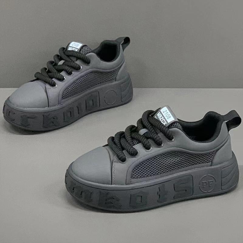 

Массивные кроссовки мужские дизайнерские парусиновые туфли модные повседневные цветные блочные принты с буквами дышащие туфли на плоской платформе с увеличенной высотой 44