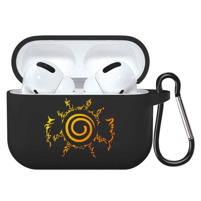 Japonya Anime Akatsuki Alın Kuyruklu Beast Manga AirPods için kılıf 2/1 Pro Silikon Hava Pod Pro Bluetooth Kulaklık Kutusu Kapağı