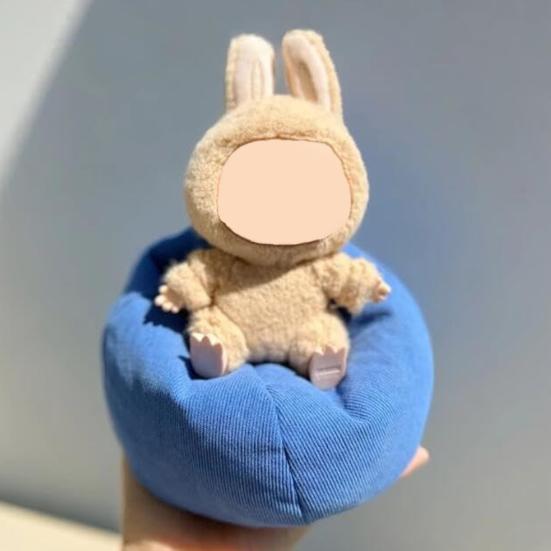 Bean Bag Chair for 17cm Dolls Handmade Corduroy Mini Sofa Pillows Cute Desktop Decoration Doll Accessory