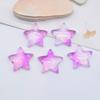 10Pcs 20mm Bling Star Patches Accessories Flatback 3D Resin Stone Button Appliques Scrapbooking
