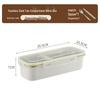 304 Stainless Steel Compartmentalized Bento Lunch Box with Lid, Ideal for Quick Meals & Weight Loss, Heatable.