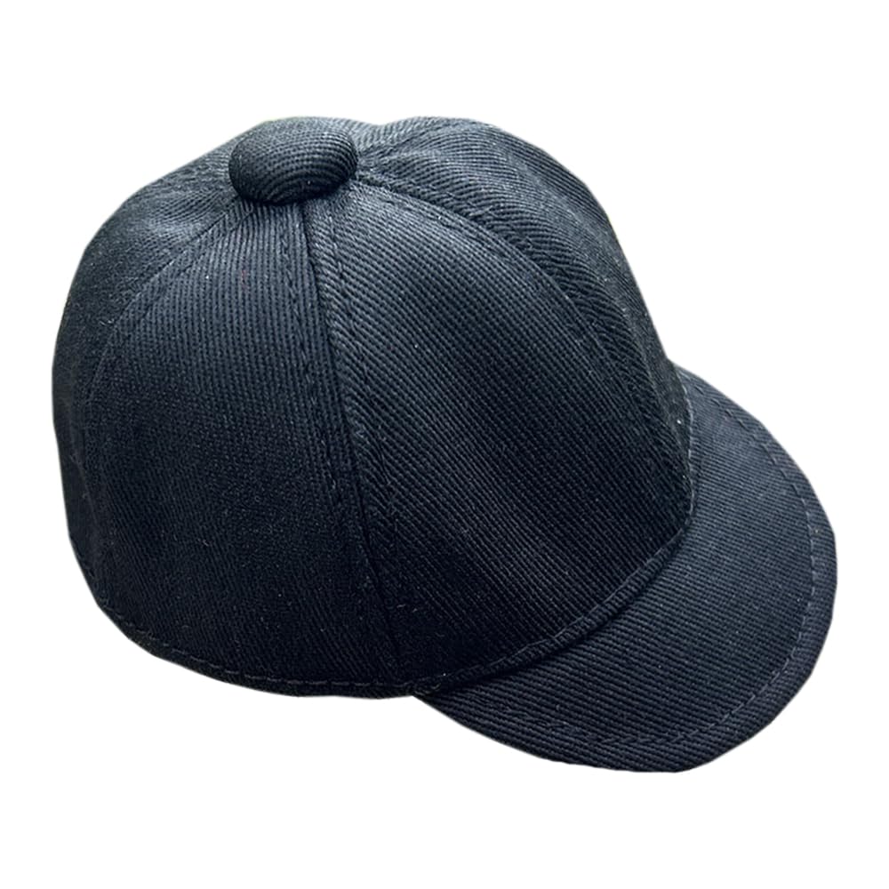 

niannyyhouse 10cm Plush Doll Outfit with Baseball Cap (Black)