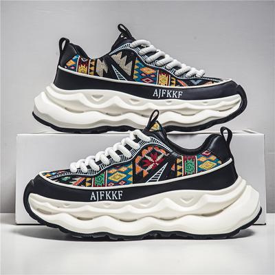 Male Sneakers Platform Sports Shoes Fabric Shoes for Men Casual Shoes Loafers Sports and Leisure Non-Slip Ventilate All-match