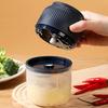 Tritacarne Elettrico per Aglio Schiacciapatate per Verdure Pressa 300ml Tritaverdure Schiacciapatate Macchina Tritaglio Aglio Strumento per Tritare il Cibo