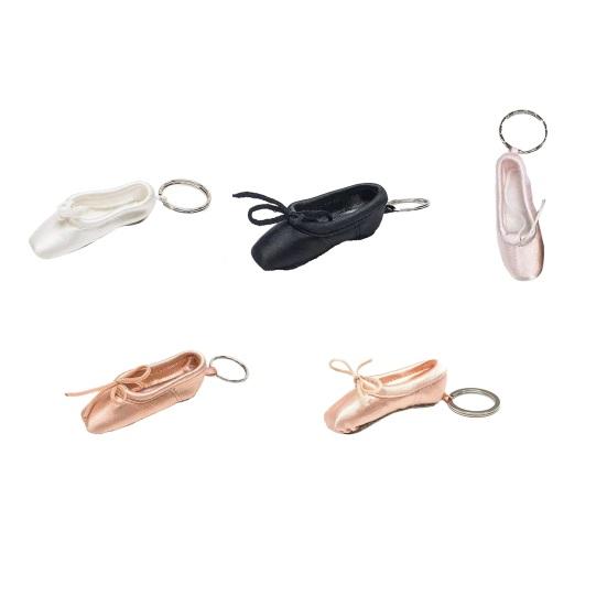 Keychain Pendant Handmade Mini Pointe Shoe Charm Keychain Dance Fans Performers Ballet Accessory Dance Lover Gift