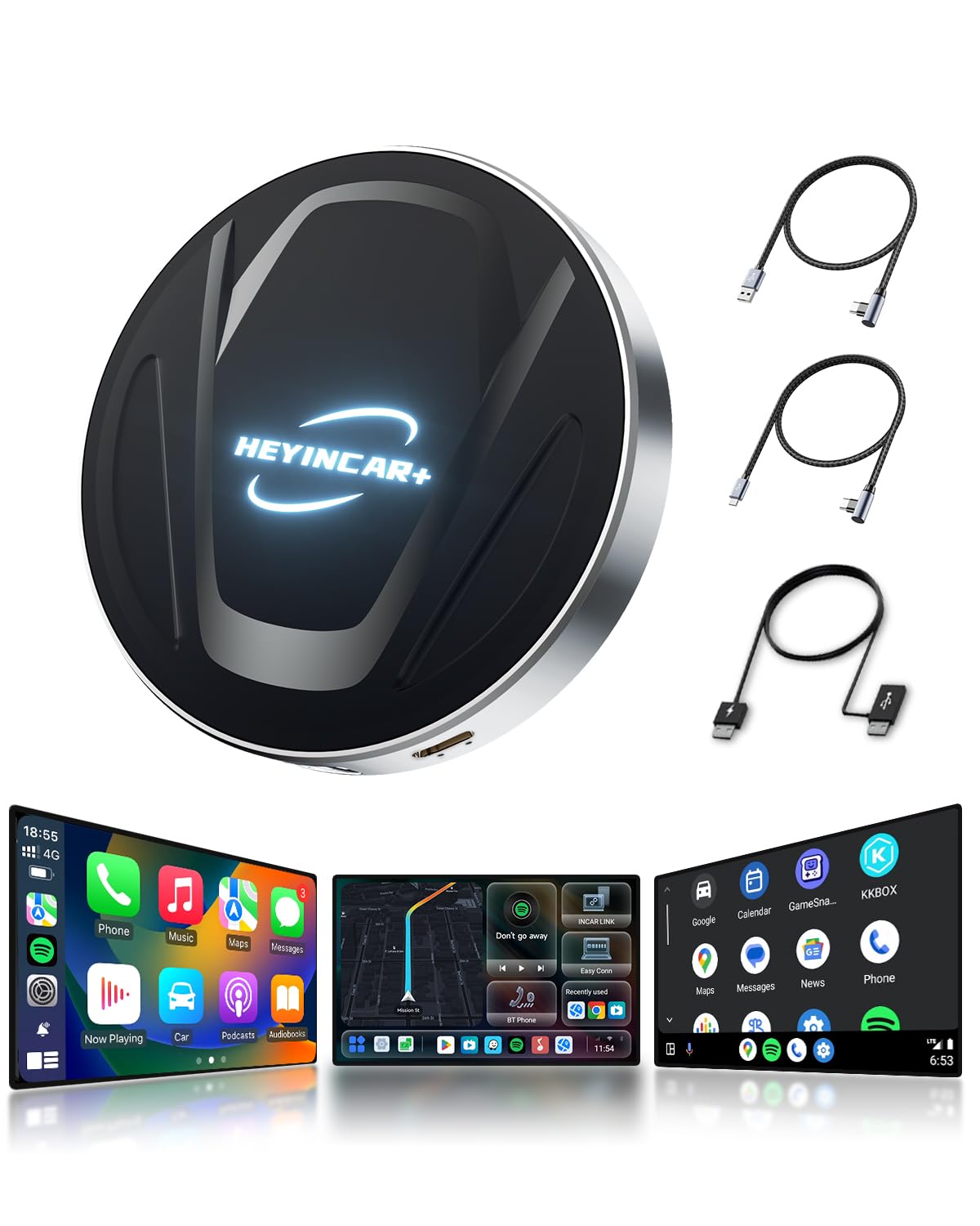 

Новая отраслевая AI-коробка CarPlay с Android 13 8 ГБ 128 ГБ на Nano SD-карте, беспроводная и совместимая с Android, соответствующая множеству технических стандартов и японскому чёрный