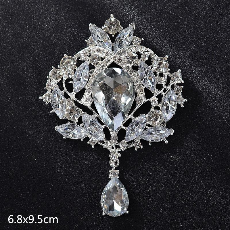 Genuine Professional Amasht Brooch Retro High-end Temperament Luxury Pearl Diamond Pin Women's Suit and Accessories