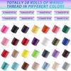 0,5mm-3mm Wachsfaden mehrfarbige Halskettenseil Wachsseil handgefertigt DIY Armband Materialseil